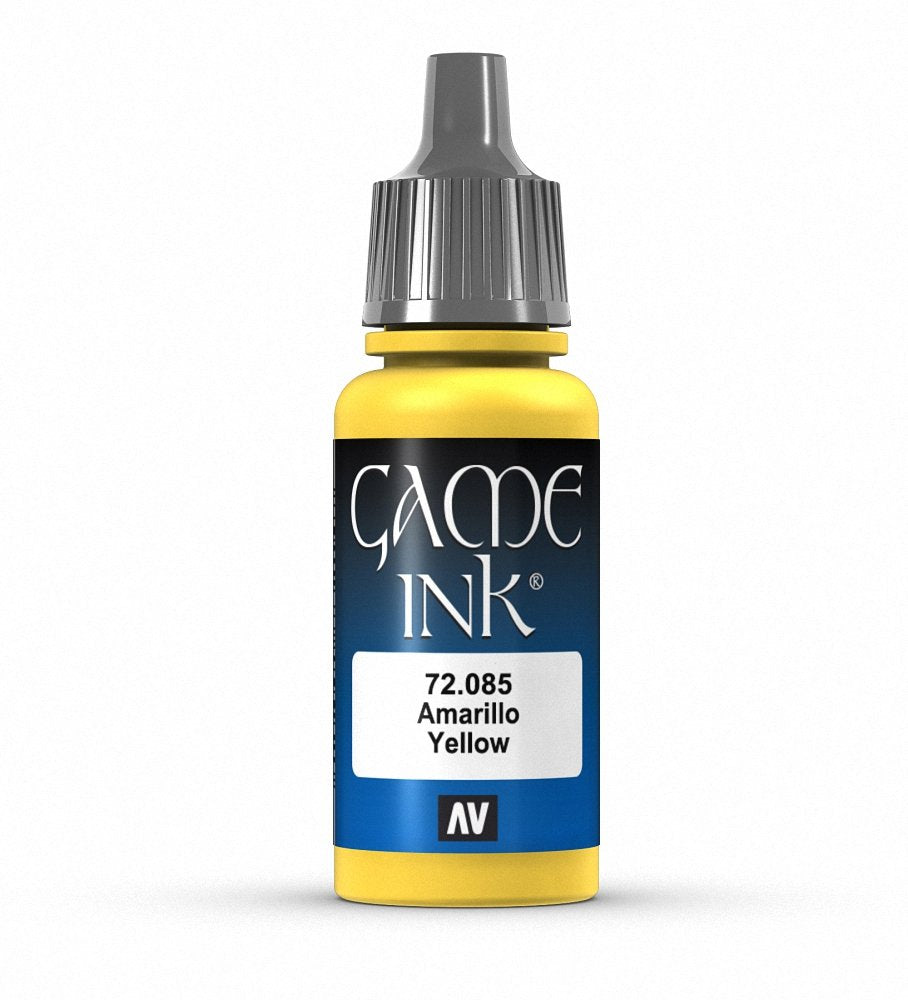 Vallejo Game Color Yellow Paint, 17Ml