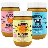 Bark Bistro Company, Beef Broth + Chicken Collagen + Beehive Buzz, 100% Natural Dog Peanut Butter, Healthy Dog Treat, Made in US