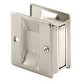 PrimeLine N 7238 Pocket Door Handle and Pull, 21/2 inch L X 13/8 inch W X 23/4 inch D, Solid, 13/8 in. to 13/4 in, Satin n