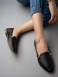Shoetopia Stylish Casual Wear Comfortable Flat Bellies For Women & Girls / Uk4 Black,Black,4,B0BST93LPF