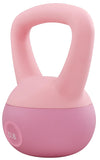 Fitvids Soft Kettlebells - Sea and Iron Sand Filled Weights for Women and Men - Color Coded Soft Vinyl Kettlebells, 5-Pound