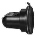 Hand held Showerhead Holder Wall Mounted with Suction Cup - Reusable- Wide Anlge Adustable Shower Hose Holder (Matte Black)