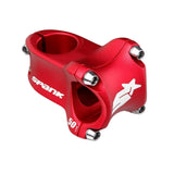 Spank Spike Race 2 Shot-Peen Anodized MTB Bicycle Stem (Red, 35mm), Lightweight and Strong Alloy Stem for Mountain Bike, Mountai