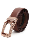 Men Brown Textured Formal Belt
