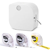 Phomemo Label Maker Machine with Tape, P12 Small Bluetooth Label Makers with with 3 Tapes Ribbon Printer Machine for Home, Name 