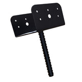 Nuvo Iron DSB6 6 Decorative Black Saddle Bracket, for 5.5x5.5 Posts