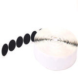 Welar Dots Hook And Loop Self Adhesive Back Coin Fasteners With Waterproof Sticky Glue (19Mm Width) (White, 50 Pair)