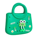 Club Bollywood The Style Sutrabeach Tote Bag Waterproof Eva Trendy Beach Hole Bag For Outdoor Pool Holiday Green|Clothing, Shoes