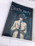 Sukechi Righteous Judgment A5 Black Paper Diary 120 Gsm, A5 Notebook Death Note Anime Cover Sketchbook (50 Sheets, Spiral 