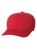 Flexfit 110 Mini-Piqu Cap - Red, Adjustable