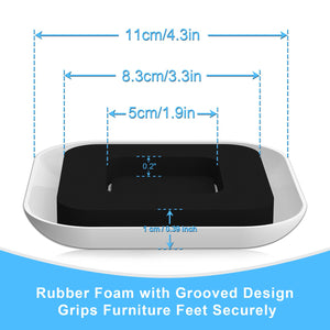 Upgrade Furniture Sliders, Furniture Sliders for Carpets, 8 PCS 4.3 Moving Pads with Anti-Slip Groove, Furniture Moving Slider