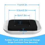 Upgrade Furniture Sliders, Furniture Sliders for Carpets, 8 PCS 4.3 Moving Pads with Anti-Slip Groove, Furniture Moving Slider