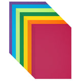 Construction Paper 8.5x11 in,70 Sheets,Set of 7 Colors Classic Rainbow 178GSM/65LB Heavyweight Construction Paper,Crafts,Arts,Sc