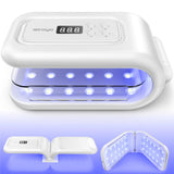ISTOYO Two-Sided UV Resin Curing Light with 36 High-Power LEDs, 7 Timing Modes (30s-360s) - Digital Display, Multi-Angle Adjustm