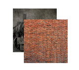 Wizards 101 Brick Wall 12X12 Scrapbook Papers by Reminisce 5 Sheets