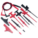 Aidetek Automotive Test Lead Kit Insulation Piercing Test Clip Large Crocodile Clips Flexible Spring for Multimeter Meter Test P