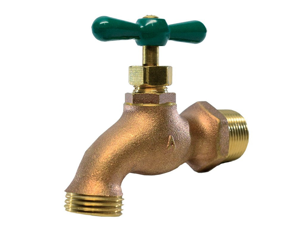 American Valve M71HD 3/4 Hose Bibb, 3/4 Inch