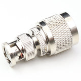 ANHAN UHF Male to BNC Male Connectors, Pl259 to BNC Coax Adapters for Ham Radio, Antenna, Scanner, Coaxial Cable 2Packs