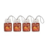 Yankee Candle Car Jar Ultimate, Spiced Pumpkin, 0.96 OZ (Pack of 4)