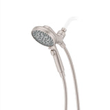 Pfister HydroFuse Handheld Shower Head, Hose Included, Magnetic Docking, 6-Function, 1.75 GPM, Spot Defense Brushed Nickel Finis