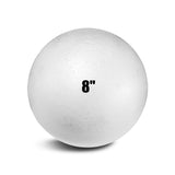 Styrofoam Balls 8 Inch,1PC Large White Foam Balls for Crafts, DIY Craft Giant Foam Ball for Home and School,Smooth Solid Round(S