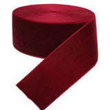 Chenkou Craft 5Yards 1 1/2 Velvet Ribbon Lots Bulk (Dark red, 1 1/2(40mm))