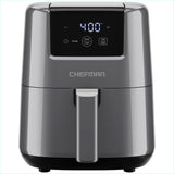 CHEFMAN 2 Qt Mini Air Fryer - Digital Space-Saving Compact Air Fryer with Nonstick and Dishwasher Safe Basket, Quick & Easy Meal