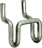 Azar 700020 Metal UHook for Pegboard/Slatwall, 20 Count