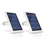 Wasserstein 2W 6V Solar Panel with 13.1ft/4m Cable Compatible with Arlo Ultra/Ultra 2, Pro 3/4/5S ONLY (2-Pack, White) (Camera N