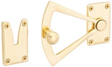 Baldwin 0340031 Dutch Door Quadrant, Unlacquered Bright Brass