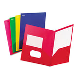 Esselte Oxford Fashion Polyport Portfolios Letter 8.50 X 11 100 Sheet 25 / Box Assorted