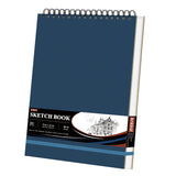 9 x 12 Sketch Book, Hardcover Sketchbook, Top Spiral Bound Sketch Pad, 100 Sheets (68lb/100gsm) Drawing Paper Pad, Art Supplies 