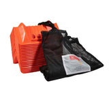 Mytee Products (20 Pieces 4x10 Orange Corner Protector V Shaped Flatbed Edge Guards with Carrying Case - Cargo Load Corner Edge 