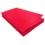 Jtnohx Felt for Crafts, 16 Pcs Felt Fabric, 7 11.3 Stiff Felt Sheets, Craft Felt Square for Sewing (Red)