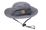 Gokyo Kaza Sun Hat Smart Folding Dry Fit Ultralight Hat For Trekking Outdoors With Inbuilt Pouch Grey