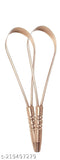Tonourish Copper Tongue Cleaner/Antibacterial Scrapper For Optimal Oral Hygiene (Set Of 2)