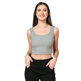 Toplot Women'S Solid Ribbed Round Neck Sleeveless Slim Fit Tank Top (Tank-Top-5069-Grey-M),Grey,,B0BS3GG96C