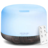 ASAKUKI 500ml Premium, Essential Oil Diffuser with Remote Control, 5 in 1 Ultrasonic Aromatherapy Fragrant Oil Humidifier Vapori