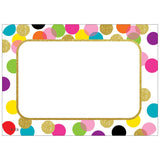 Teacher Created Resources Confetti Name Tags/Labels, 36 Per Pack, 6 Packs