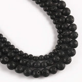 Song Xi Lava Beads 6mm Natural Stone Beads for Jewelry Making 15inch Beads
