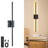 Danhh Wall Sconces Battery Operated, Wall Sconces 3000K-6000K Dimmable Rechargeable Wall Sconce with Remote Control, 350Rotate L
