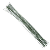 DECORA 22 Gauge Dark Green Floral Stem Wire for Flower Arranging 16 inch,100 Pieces