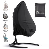 Patio Swing Chair Cover, Mrrihand Waterproof Egg Chair Covers for Outdoor Furniture, Outdoor Windproof Swing Egg Chair Covers wi
