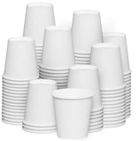 GUSTO [3 oz. - 600 Count White Small Paper Cups, Disposable Mini Bathroom Mouthwash Cups - Eco-Friendly and Versatile (Formerly 