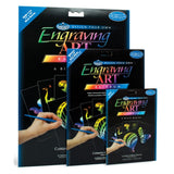 Royal Brush Foil Engraving Art Blank Boards, 5 by 7Inch, Rainbow, 6Pack