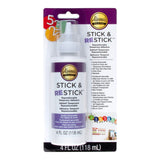 Aleenes Stick & Restick Craft Glue, White 7.25 x 3.63 x 1.63
