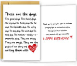Funny Birthday Card for Husband Wife Boyfriend Girlfriend, Happy Birhday Card Gifts for Father or Mother From Son Daughter Kids,