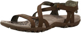 Merrell Womens Sandspur Rose Leather Sandal Dark Earth 10 M US-New