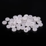 Youngbling Large Hole Gemstone Beads for Jewelry Making,Loose Macrame Natural Stone Beads Pack of 15,Clear Quartz(5 * 10mm)