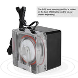 Water Cooling Pump, 800L/H PC Water Cooling Integrated Mute Support PWM for CPU Cooling System.